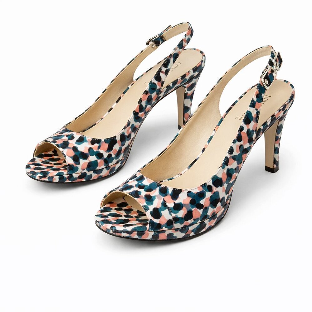 NINE WEST Able Muli-Color Camouflage Pumps Sz 9.5M